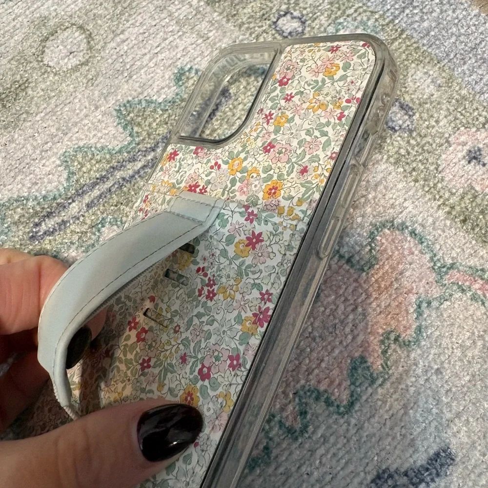 Floral Phone Case with cardholder! Walli Case, iPhone 16 plus! - Picture 2 of 5